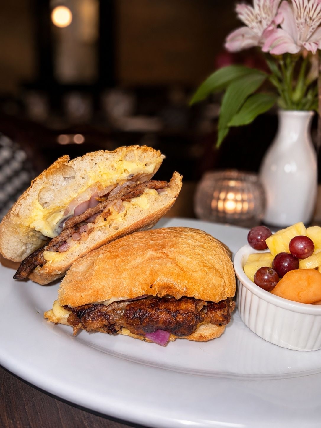 Steak and Provolone sandwich